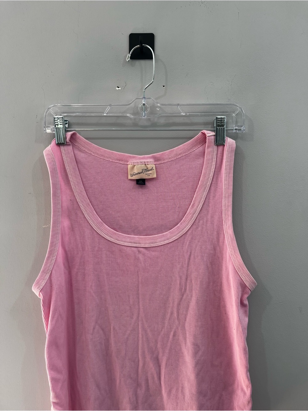 Universal Thread Light Pink Ribbed Scoop Neck Tank - Picture 6 of 6